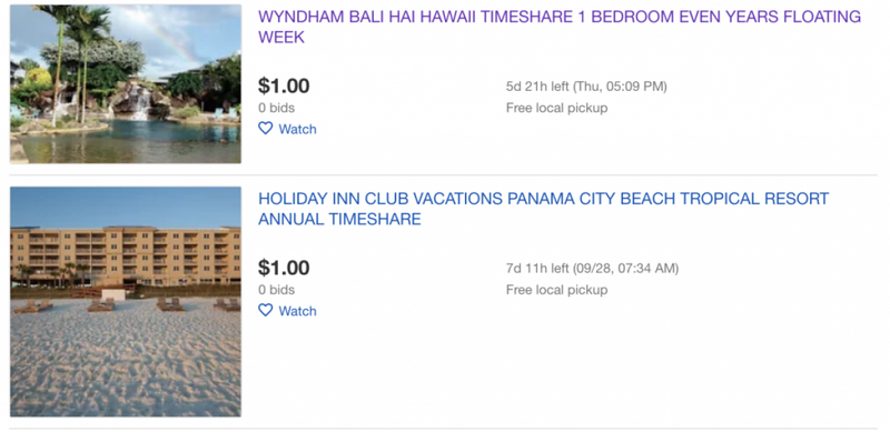 Explorando Oportunidades y Riesgos: Tiempos Compartidos a la Venta en eBay