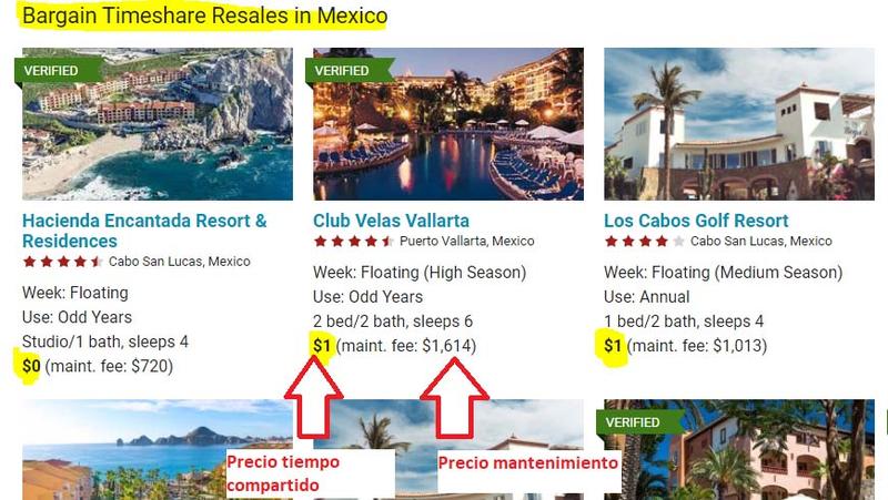 tiempo compartido barato