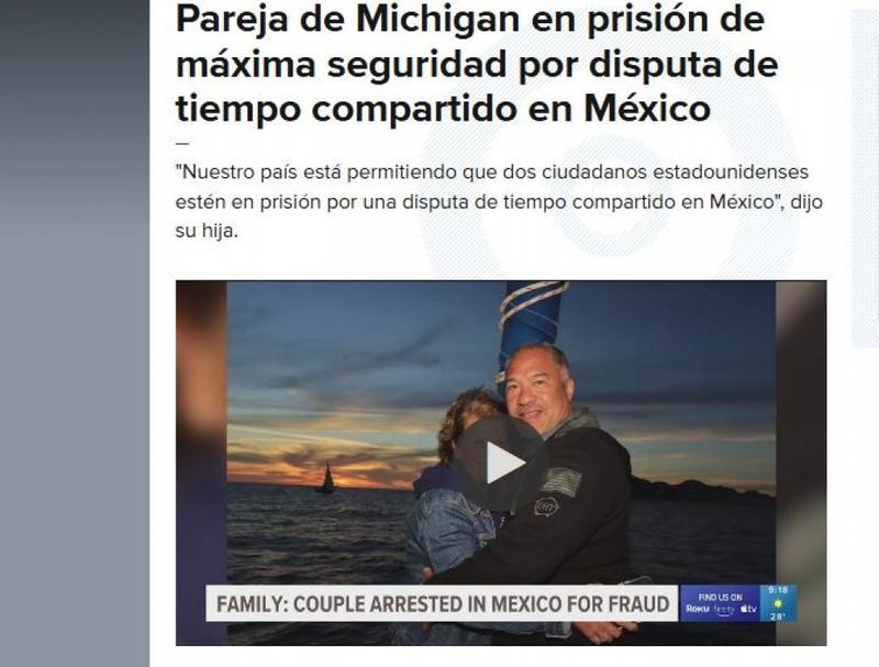 Actualización: Pareja sigue detenida en Cancún por disputa de tiempo compartido y podría permanecer en prisión por al menos seis meses más