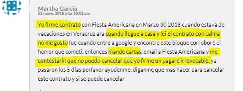 contrato tiempo compartido irrevocable