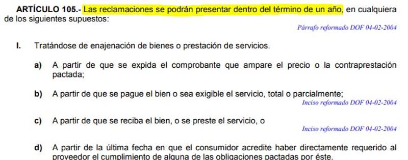 profeco tiempo compartido periodo