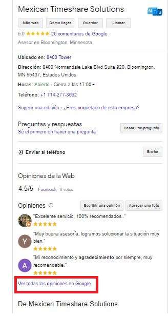 mexican timeshare solutions opiniones